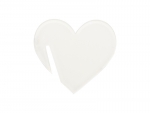 Sublimation Blanks Acrylic Drink Tags (5*4.6*0.4cm,Heart Shape)