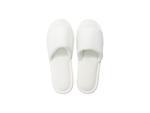 Sublimation Adult Fuzzy Slippers  (Full White, 36-37#)