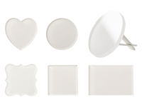 Sublimation Acrylic Car Air Freshener Holder(Heart, 5*5*4.3cm)