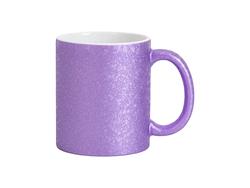 Taza cerámica con acabado de grietas 11oz (morado)