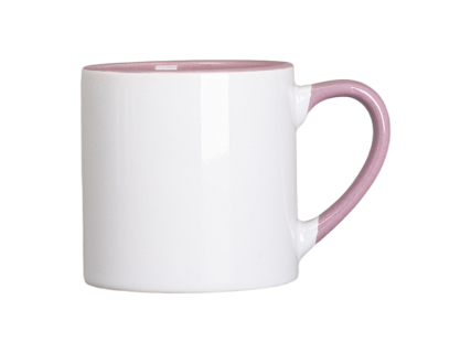 Sublimation 6oz Inner Rim Color Mug (Pink)