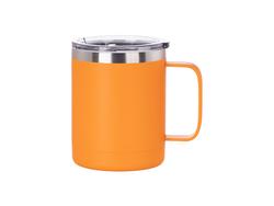 Caneca Inox 10oz/300ml Coberto em Pó (Laranja)