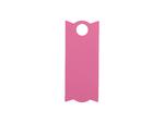 Engraving Blanks Rectangle Silicone Name Tag for 40oz Stanley Tumbler (3.3*8*0.3cm,Pink)