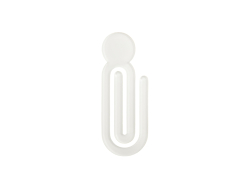 Sublimation Acrylic Paper Clips(Round head shape,4.8*12.7*0.4cm)