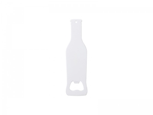 Sublimation Blanks Full White Stainless Steel Bottle Opener (4*14cm, Bottle)