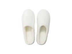 Sublimação Adulto Slippers Fuzzy Close Toe (Branco Completo, 38-39#)