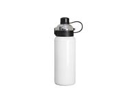32oz/960ml Sublimation Stainless Steel Bottle w/ Black Pop Lid (White)