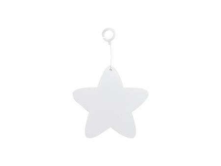 Adorno de sublimación  (Forma de estrella, 7.9*7.6cm)