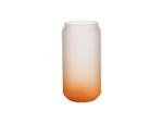 Sublimation 18oz/550ml Glass Mugs Gradient Orange