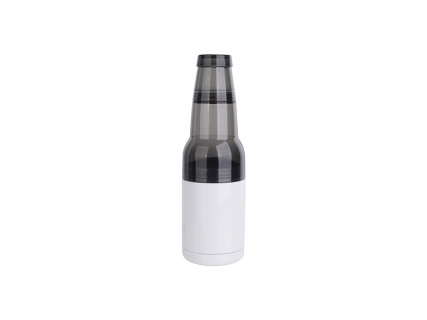 Sublimation 17oz/500ml Stainless Steel Beer Keeper w/ Bottle Opener(White)