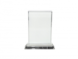 Sublicrylic cristal modèle CC28 avec socle Sublimation Transfert thermique