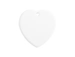 UV Bisque Ceramic Ornament (Heart shape,6.7*6.7cm)