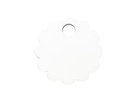Sublimation Blanks Hardboard Name Tag (φ6.5*0.3cm,Lace RND Shape)