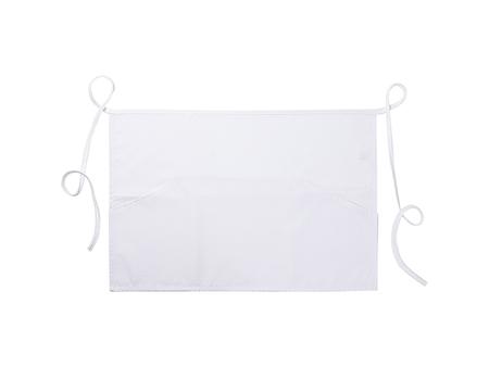 Delantal Adulto Blanco con Bolsillo en Forma de T (41*60cm)