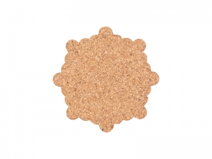 Engraving Blanks Snowflake Cork Coaster
