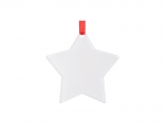 Sublimation Blank Acrylic Ornament (Star, 7.6*7.6*0.4cm)
