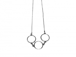 Pendentif 3 disques sur chaîne Sublimation Transfert Thermique