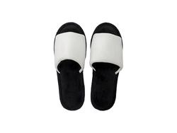 Zapatillas de sublimación para adultos suaves (Blanco/Negro, 38-39#)