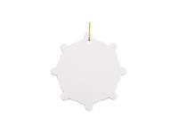 Sublimation 3&quot; Rudder-shape Ceramic Ornament