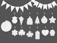 Sublimation PET Ornament