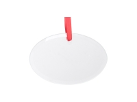 3.8&quot; Sublimation Glass Ornament (Oval)