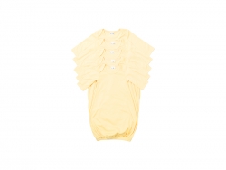 Pijama Bebê Manga Comprida Tamanho L (Amarelo,6-12M)