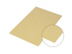 Plaque en aluminium or brossé mat A2 Sublimation Transfert Thermique
