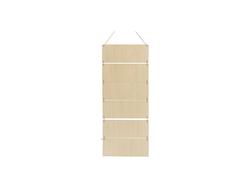 6 Piezas Madera Contrachapada Señales Colgantes (Rectángulo)