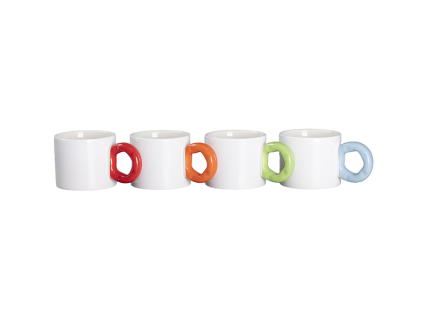 Sublimation 9oz/280ml White Mug with Donut Handle