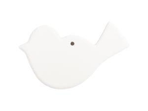 UV Bisque Ceramic Ornament (Bird shape,10.8*6.3cm)