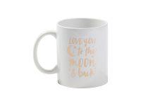 Sublimation 11oz Motto Mug(Moon)