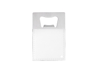 Sublimation PU Stainless Steel Bottle Opener (Credit Card, 5.3*8.5cm)