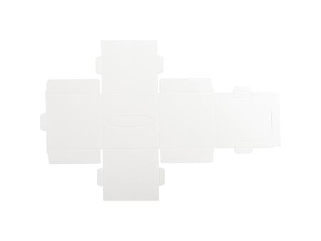 Caja de pañuelos cuadrada sublimación con boca en forma de elipse pequeña (10*10*10cm)