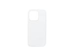 Sublimation Blanks iPhone 15 Pro Cover with insert (Rubber, White)