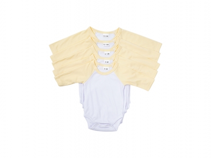 Mono Bebé Manga Larga Raglán Talla XL (Amarillo,12-18M)