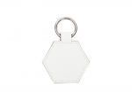 Sublimation Blanks PU Handbag Magnetic Hat Clip(6.7*9.3cm,hexagon)