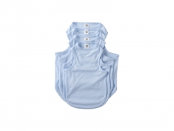 Camiseta Sin Manga Perro Sublimación Talla XS (Azul Claro)