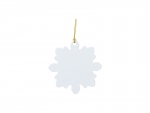 Sublimation Blanks Plastic Maple Leaf Ornament(7.4*7.4cm)