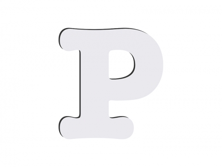 Letras HB Sublimación -P (10*10cm)