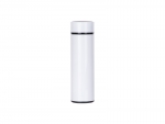 16oz/450ml Sublimation Smart Stainless Steel Flask w/ Temperature Display (White)