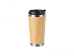 420ml/14oz Bamboo Thermal Tumbler   MOQ: 1000pcs