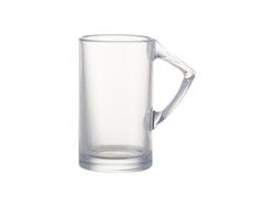 Jarra Cerveza Cristal Asa Triangular Invertible 13oz/400ml (Transparente)