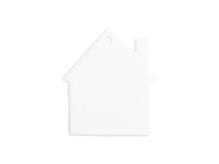 UV Bisque Ceramic Ornament (House shape,8.5*7.5cm)