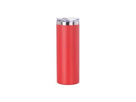 Garrafa Inox 20oz/600ml Coberto em Pó (Vermelho)
