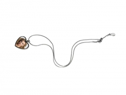 Pendentif coeur sur chaîne Sublimation Transfert Thermique