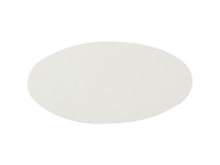 Sublimation Plastic Name Badge (Oval, 3.8*7.6cm)