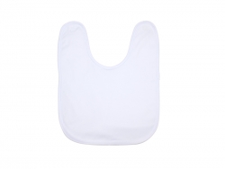 Bavoir éponge pour bébé bordure blanche Sublimation Transfert Thermique