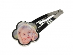Pince à cheveux fleur Sublimation Transfert Thermique