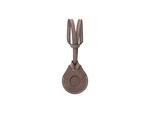 Sublimation PU AirTag Holder with Strap Bag Charm(Dark Gray)