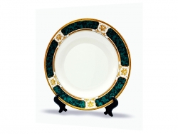 Assiette 18 cm avec support Sublimation Transfert Thermique